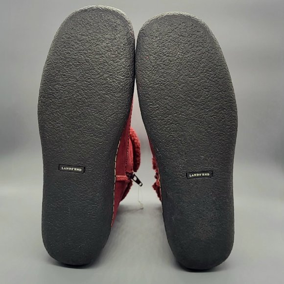 Land's End Suede Faux Fur Lined Booties - Picture 3 of 15